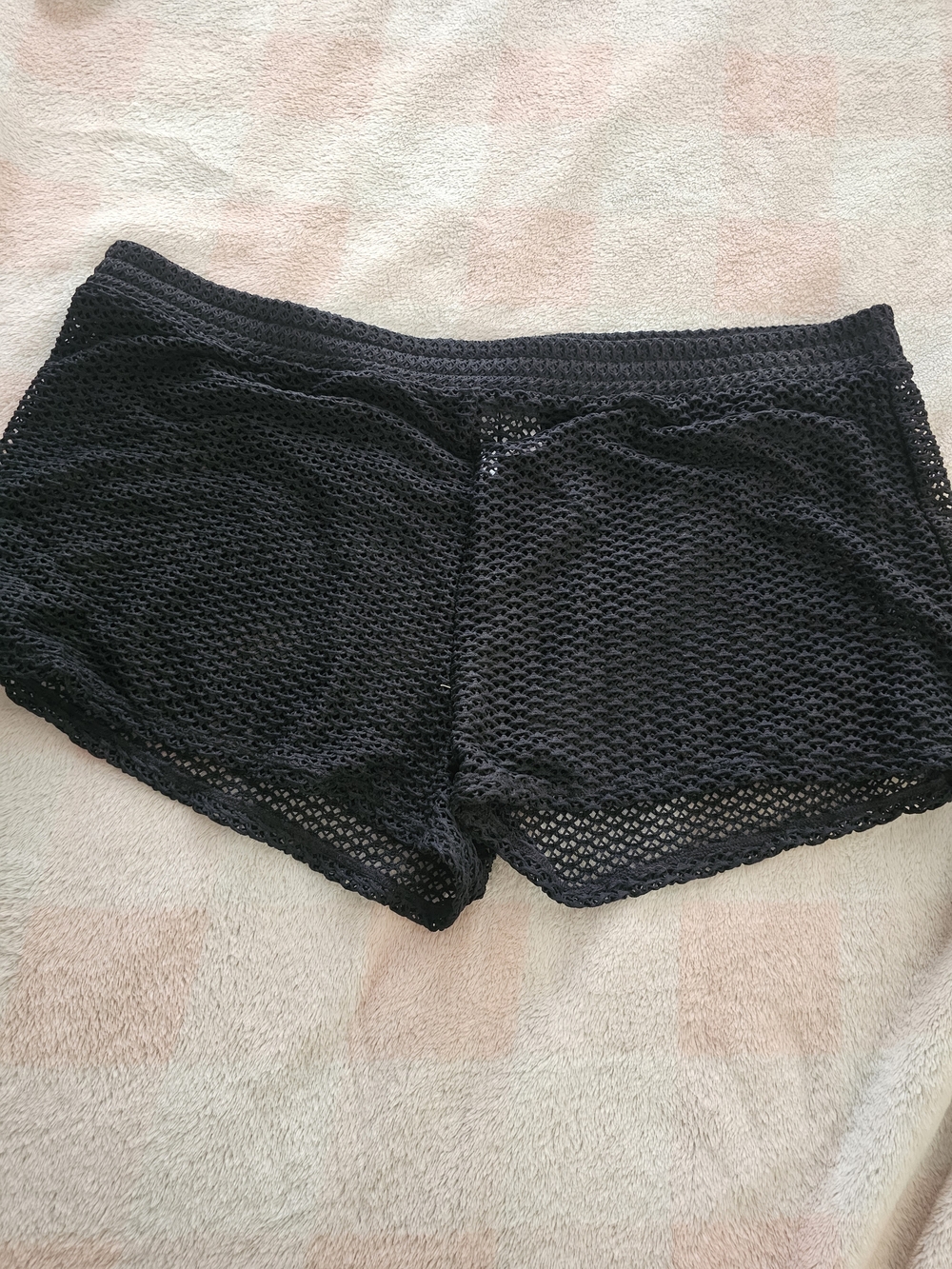Black Crochet Lounge Shorts - Women Intimates